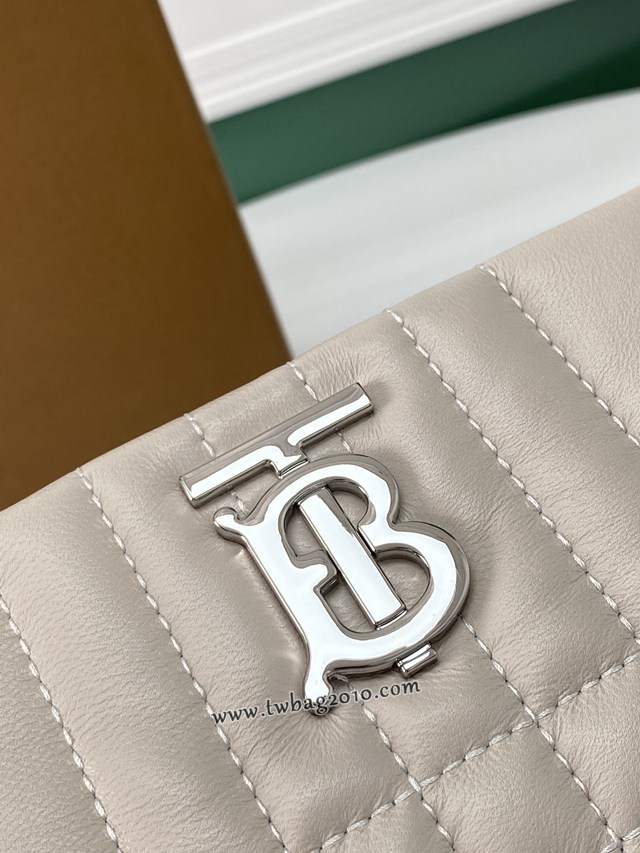 Burberry專門店新款絎縫款Lola蘿拉包 巴寶莉羔羊皮單肩斜挎女包 yxb1178